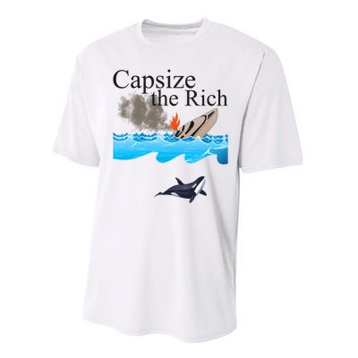 Capsize The Rich Orca Awareness Performance Sprint T-Shirt