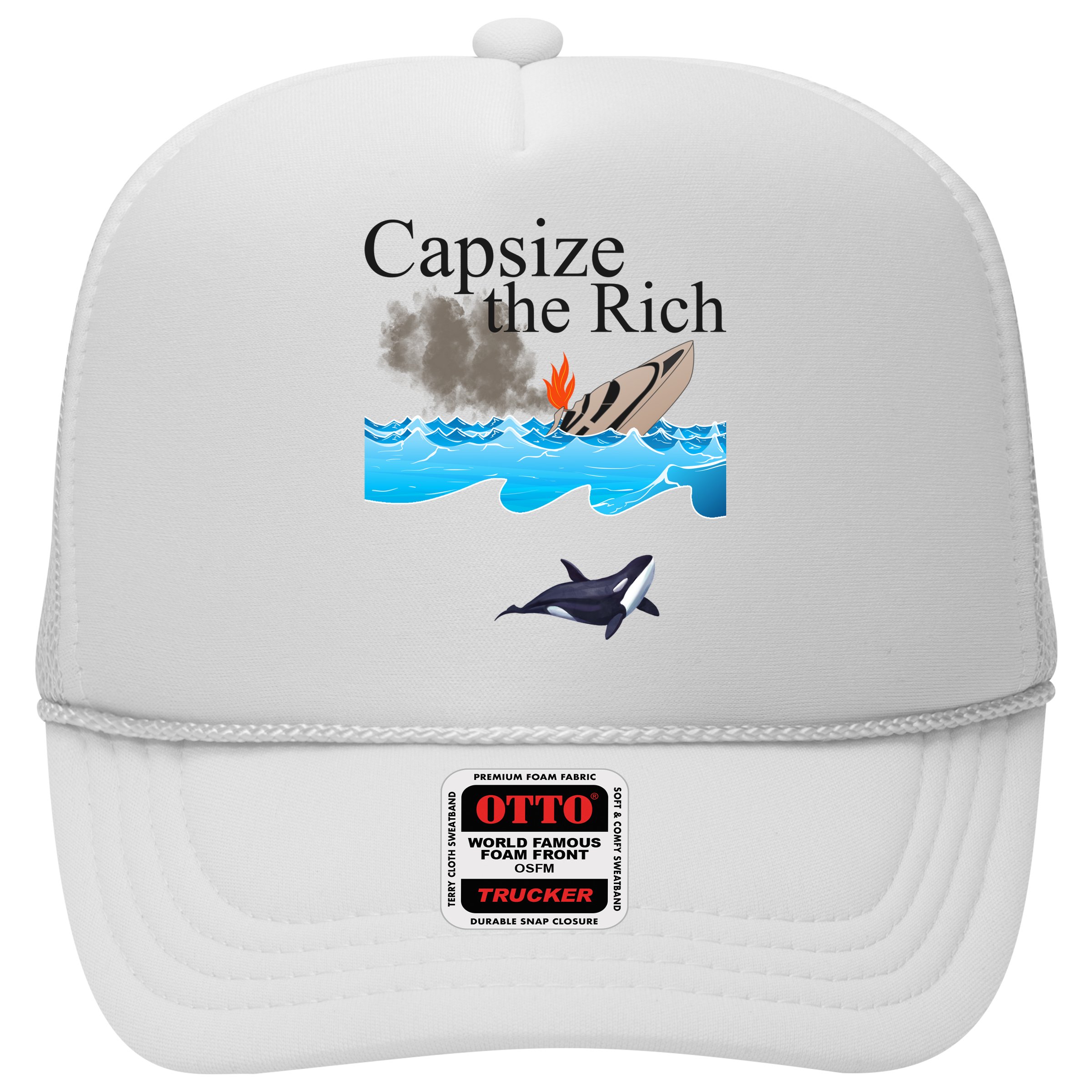 Capsize The Rich Orca Awareness Hat
