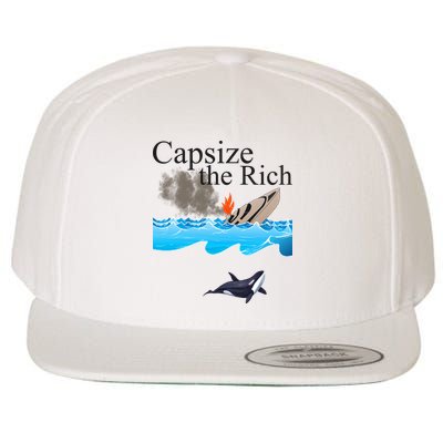 Capsize The Rich Orca Awareness Wool Snapback Cap