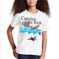 Capsize The Rich Orca Awareness Kids T-Shirt