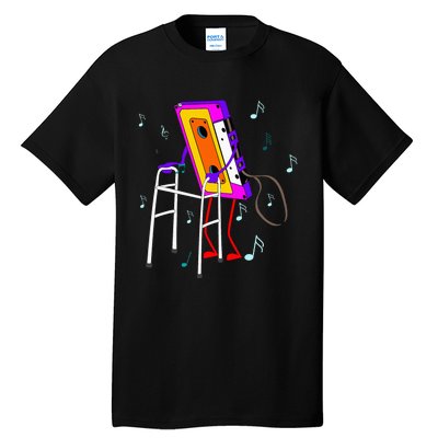 Cassette Tape Retro Vintage 70S 80S 90S Music Tall T-Shirt