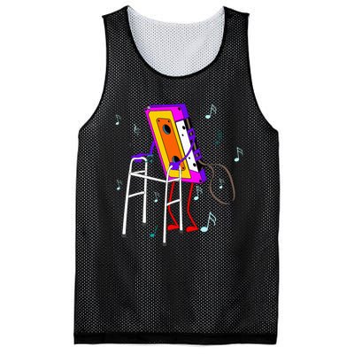 Cassette Tape Retro Vintage 70S 80S 90S Music Mesh Reversible Basketball Jersey Tank