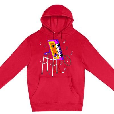 Cassette Tape Retro Vintage 70S 80S 90S Music Premium Pullover Hoodie