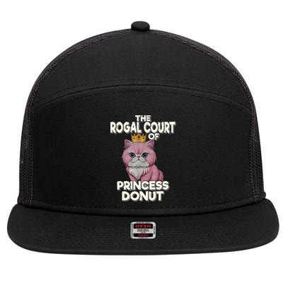 Cat The Royal Court Of Princess Donut Dungeon Crawler Carl  7 Panel Mesh Trucker Snapback Hat