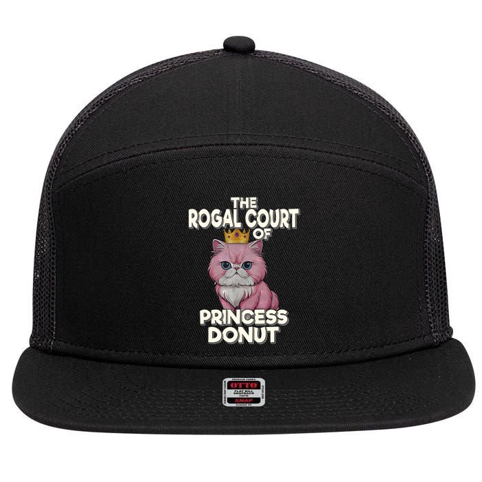 Cat The Royal Court Of Princess Donut Dungeon Crawler Carl  7 Panel Mesh Trucker Snapback Hat