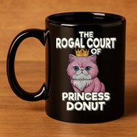 Cat The Royal Court Of Princess Donut Dungeon Crawler Carl  11oz C Handle Ceramic Mug