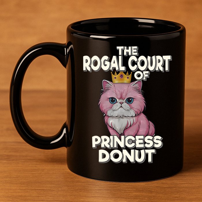 Cat The Royal Court Of Princess Donut Dungeon Crawler Carl  11oz C Handle Ceramic Mug