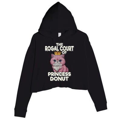 Cat The Royal Court Of Princess Donut Dungeon Crawler Carl  Crop Fleece Hoodie