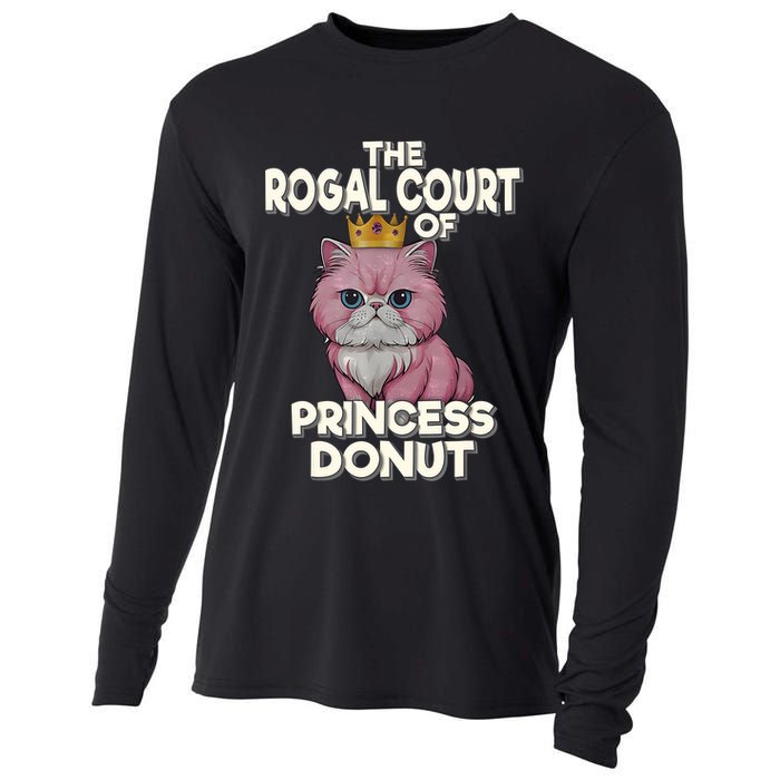 Cat The Royal Court Of Princess Donut Dungeon Crawler Carl  Cooling Performance Long Sleeve Crew