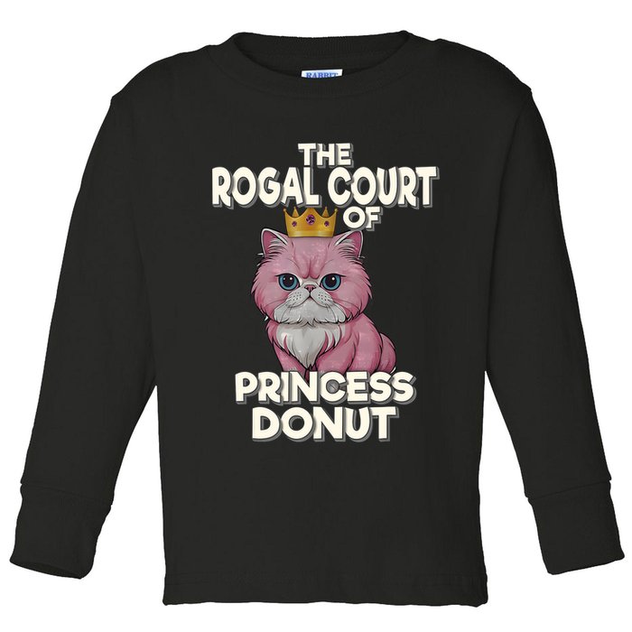 Cat The Royal Court Of Princess Donut Dungeon Crawler Carl  Toddler Long Sleeve Shirt