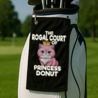 Cat The Royal Court Of Princess Donut Dungeon Crawler Carl  Golf Towel