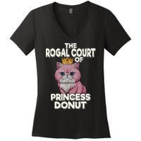 Cat The Royal Court Of Princess Donut Dungeon Crawler Carl  Women's V-Neck T-Shirt