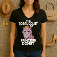 Cat The Royal Court Of Princess Donut Dungeon Crawler Carl  Women's V-Neck T-Shirt