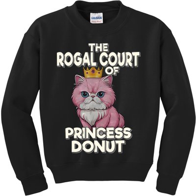 Cat The Royal Court Of Princess Donut Dungeon Crawler Carl  Kids Sweatshirt