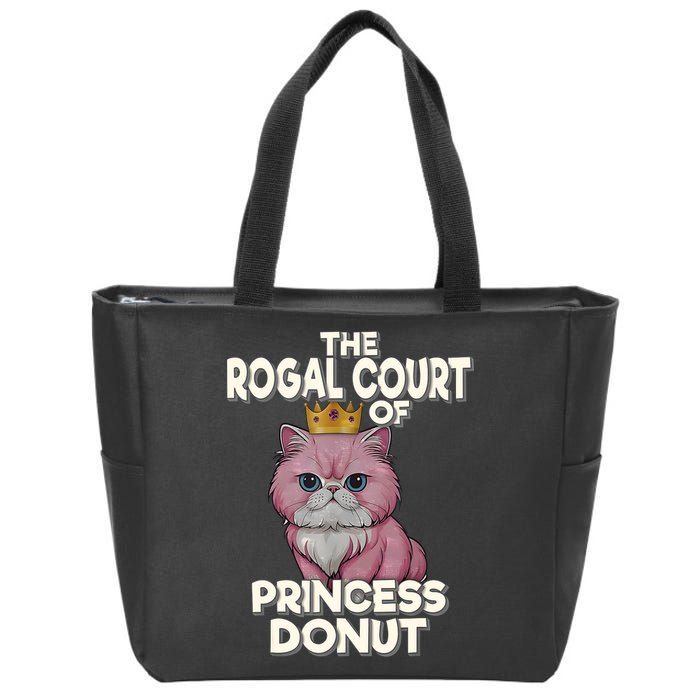 Cat The Royal Court Of Princess Donut Dungeon Crawler Carl  Zip Tote Bag