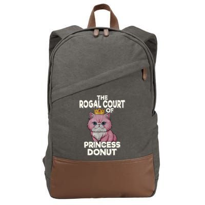 Cat The Royal Court Of Princess Donut Dungeon Crawler Carl  Cotton Canvas Backpack