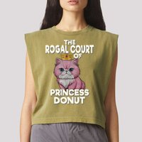 Cat The Royal Court Of Princess Donut Dungeon Crawler Carl  Garment-Dyed Women's Muscle Tee