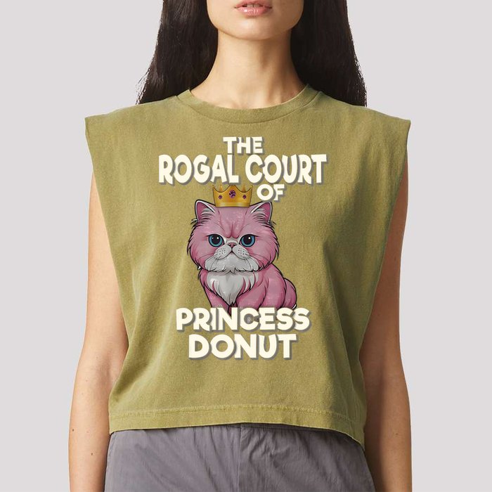Cat The Royal Court Of Princess Donut Dungeon Crawler Carl  Garment-Dyed Women's Muscle Tee