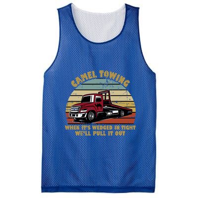 Camel Towing Retro Funny Adult Humor Cringey Dirty Joke Meaningful Gift Mesh Reversible Basketball Jersey Tank