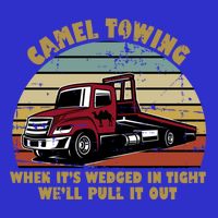 Camel Towing Retro Funny Adult Humor Cringey Dirty Joke Meaningful Gift Poster