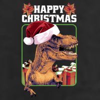 Cool T Rex Happy Christmas Adult Drive Performance Visor