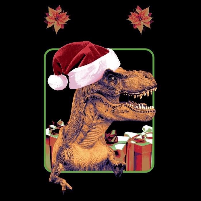 Cool T Rex Happy Christmas Mug