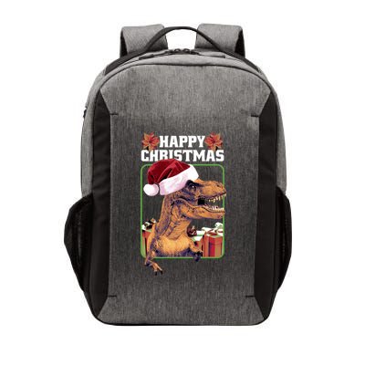 Cool T Rex Happy Christmas Vector Backpack