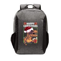 Cool T Rex Happy Christmas Vector Backpack
