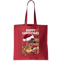 Cool T Rex Happy Christmas Bag