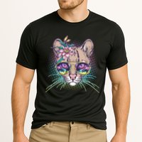 Cute Tropical Rainbow Ocelot Cat Performance Shirt