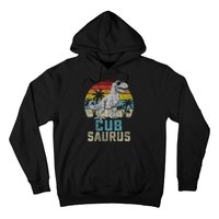 Cubsaurus T Rex Dinosaur Cub Saurus FatherS Family Hoodie