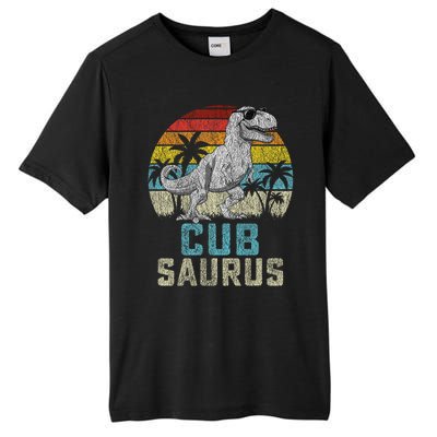 Cubsaurus T Rex Dinosaur Cub Saurus FatherS Family Tall Fusion ChromaSoft Performance T-Shirt