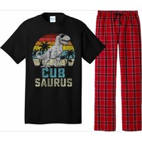 Cubsaurus T Rex Dinosaur Cub Saurus FatherS Family Pajama Set