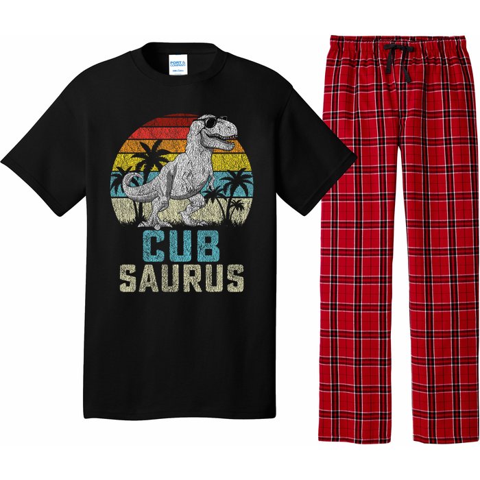 Cubsaurus T Rex Dinosaur Cub Saurus FatherS Family Pajama Set