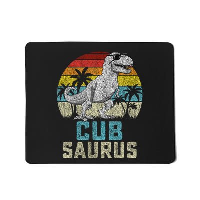 Cubsaurus T Rex Dinosaur Cub Saurus FatherS Family Mousepad