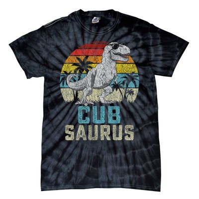 Cubsaurus T Rex Dinosaur Cub Saurus FatherS Family Tie-Dye T-Shirt