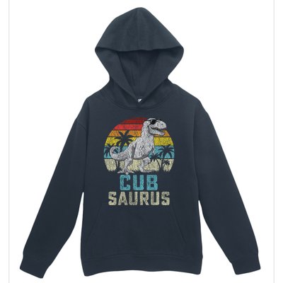 Cubsaurus T Rex Dinosaur Cub Saurus FatherS Family Urban Pullover Hoodie