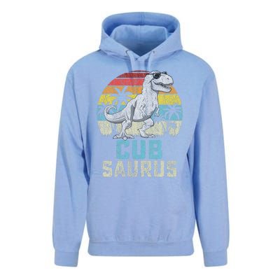 Cubsaurus T Rex Dinosaur Cub Saurus FatherS Family Unisex Surf Hoodie