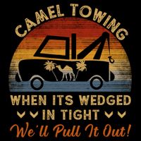 Camel Towing Retro Adult Humor Saying Funny Halloween Great Gift Youth Performance Sprint T-Shirt