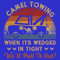 Camel Towing Retro Adult Humor Saying Funny Halloween Great Gift 16 in Basic Backpack