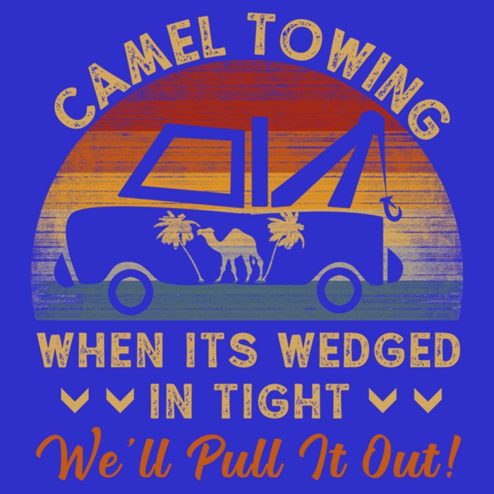 Camel Towing Retro Adult Humor Saying Funny Halloween Great Gift 16 in Basic Backpack