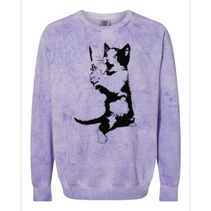 Cat The Ripper Colorblast Crewneck Sweatshirt