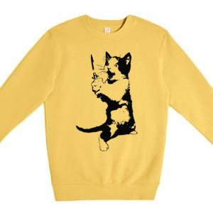 Cat The Ripper Premium Crewneck Sweatshirt