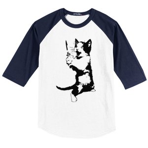 Cat The Ripper Baseball Sleeve Shirt