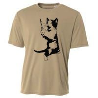 Cat The Ripper Cooling Performance Crew T-Shirt