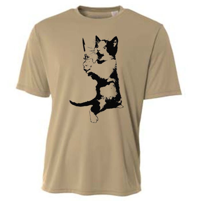 Cat The Ripper Cooling Performance Crew T-Shirt