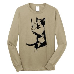 Cat The Ripper Long Sleeve Shirt