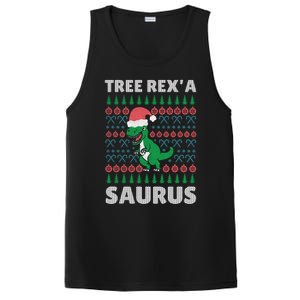 Christmas Tree Rex A' Saurus Cool Gift Funny Dinosaur Great Gift PosiCharge Competitor Tank