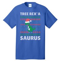 Christmas Tree Rex A' Saurus Cool Gift Funny Dinosaur Great Gift Tall T-Shirt