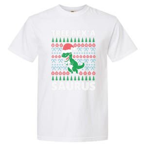 Christmas Tree Rex A' Saurus Cool Gift Funny Dinosaur Great Gift Garment-Dyed Heavyweight T-Shirt